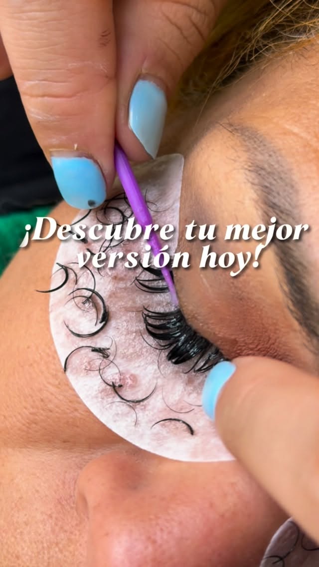 Detalle de aplicación de pestañas